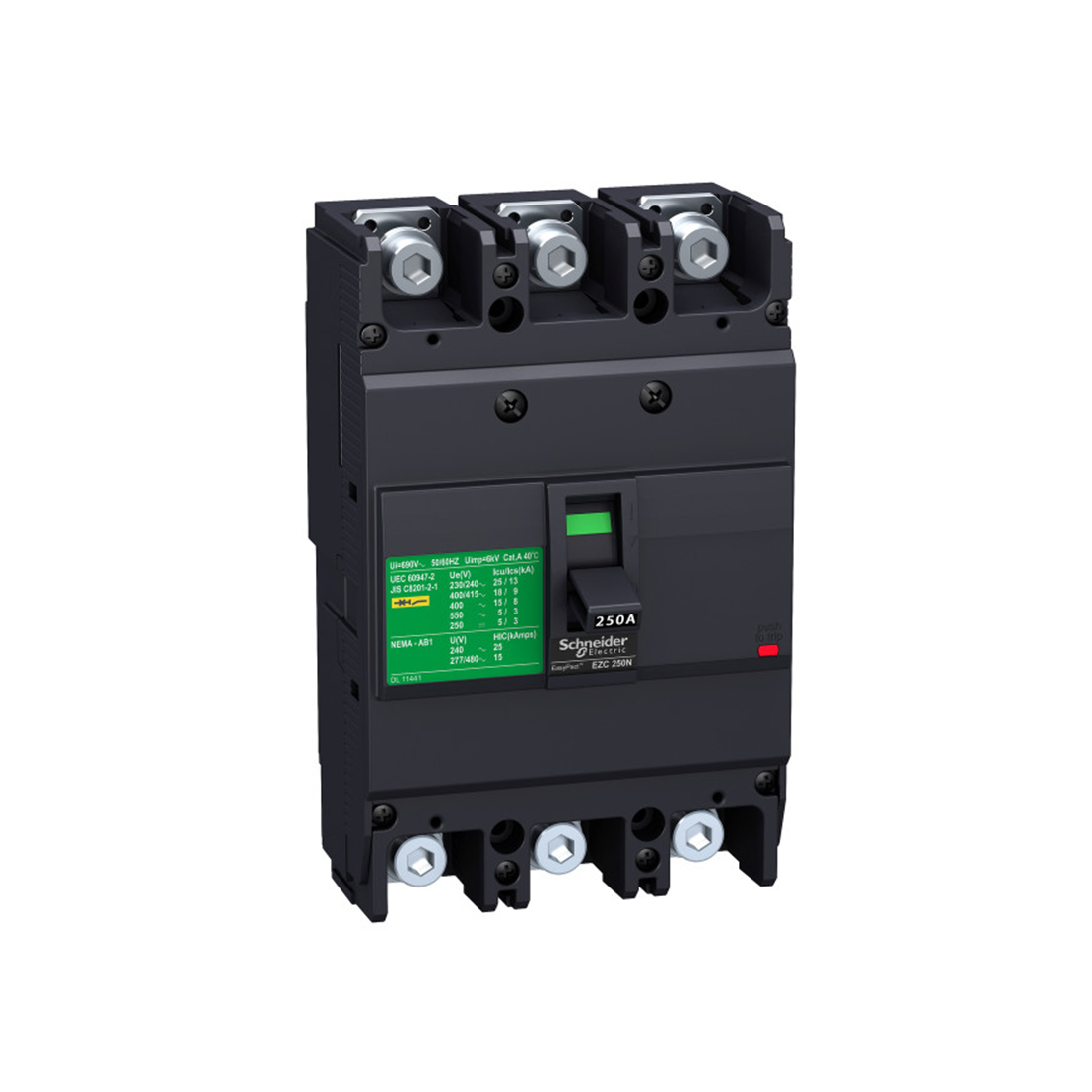 Автоматический выключатель Schneider Electric EZC250F3160 Easypact 3P 160A купить,NaN