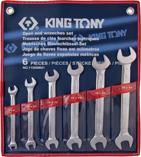 Набор гаечных ключей King Tony 1106MR01