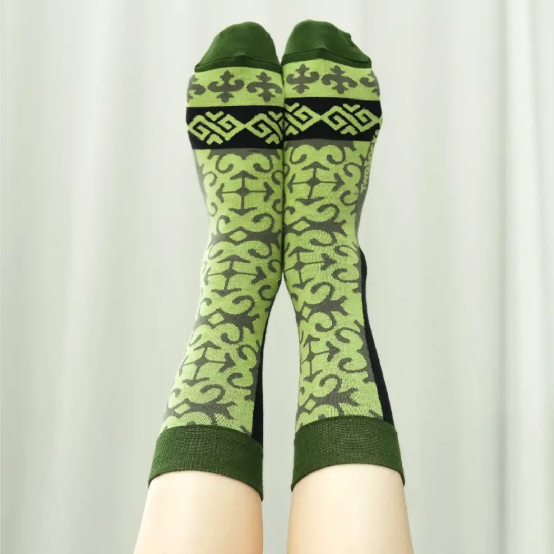 Носки TwoSocks 1 пара зеленый 38-42 купить,NaN