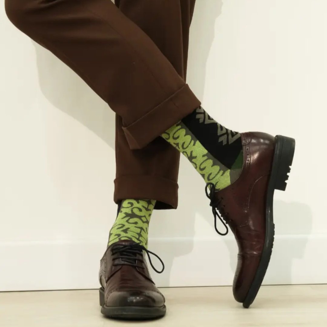 Носки TwoSocks 1 пара зеленый 38-42 купить,NaN