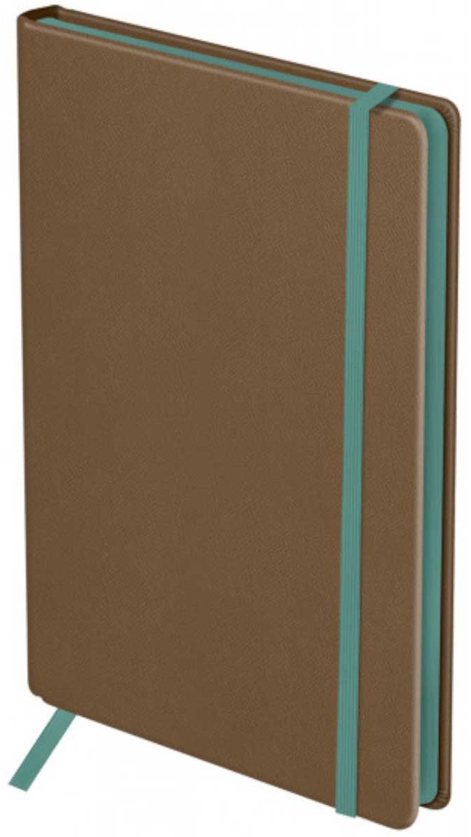 Ежедневник BG Contrast. Taupe, A5, 136 л, коричневый купить,NaN