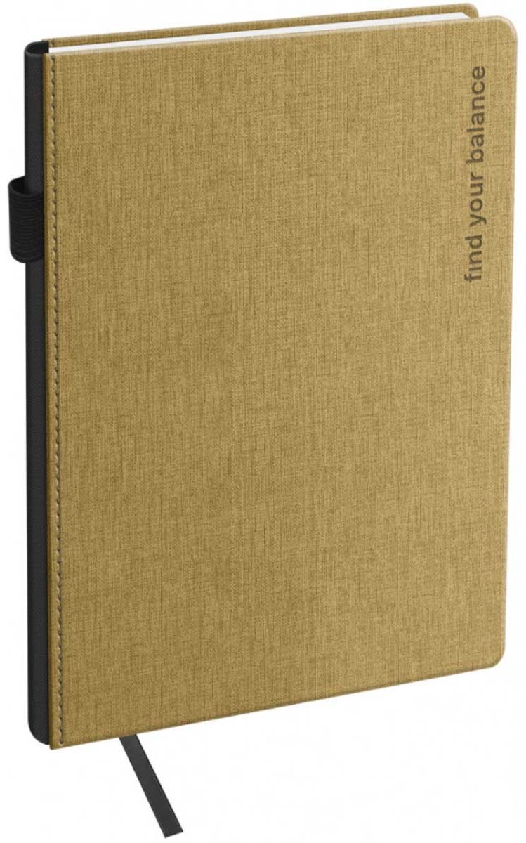 Ежедневник BG Fillsta, A5, 136 л, бежевый купить,NaN