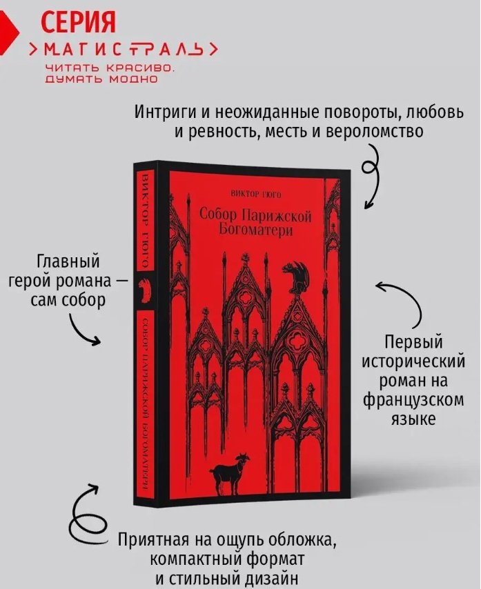 Книга Гюго В.: Собор Парижской Богоматери купить,NaN