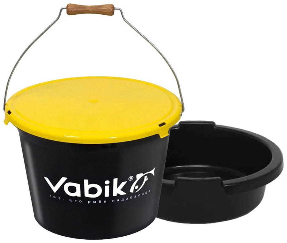 Контейнер Vabik Pro ведро + крышка + таз 25 л купить,NaN