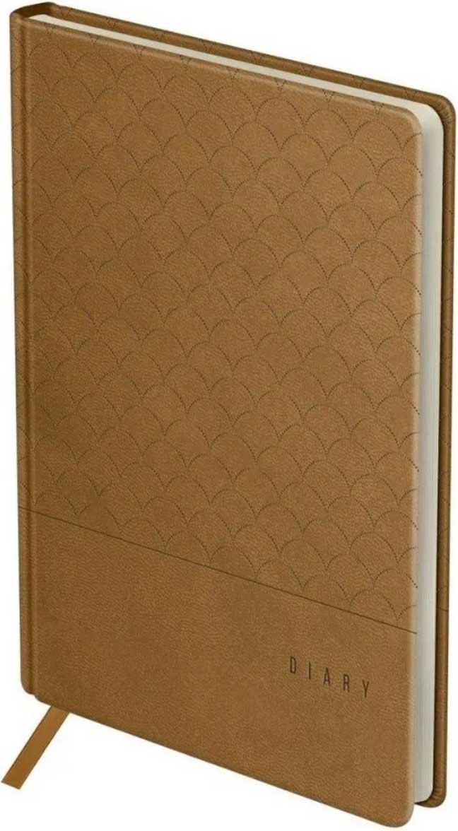 Ежедневник BG Pattern, A5, 136 л, бежевый купить,NaN