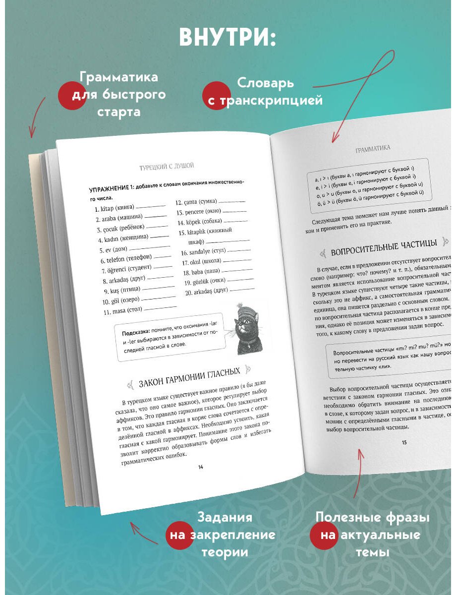 Пособие Миресмаэйли О.: Турецкий с душой. Самоучитель + разговорник купить,NaN