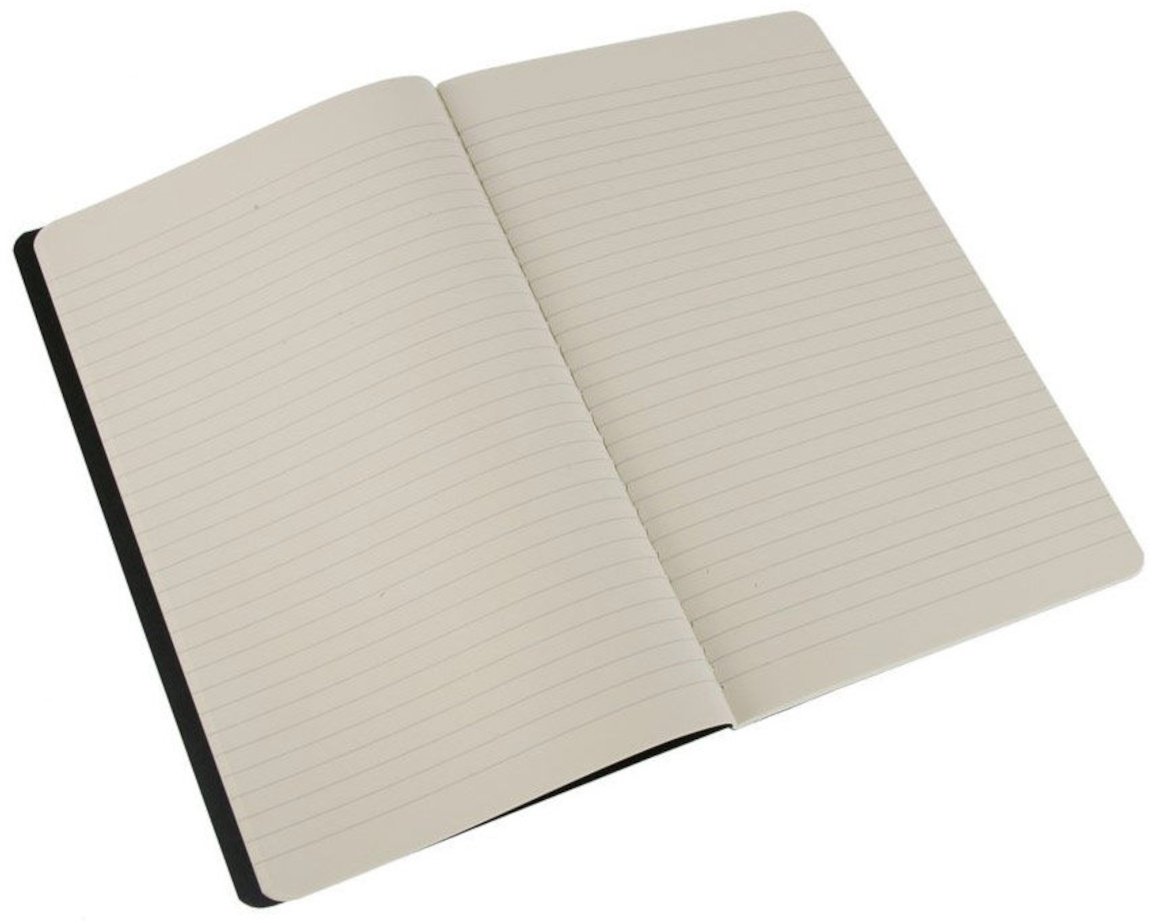 Записная книжка Moleskine однотонный, A5, 80 л, черный купить,NaN