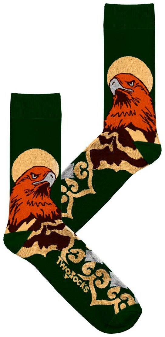 Носки TwoSocks 1 пара хаки 38 - 42 купить,NaN