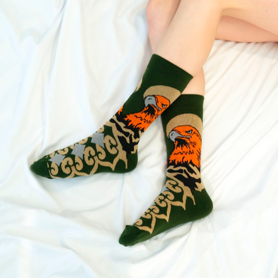 Носки TwoSocks 1 пара хаки 38 - 42 купить,NaN