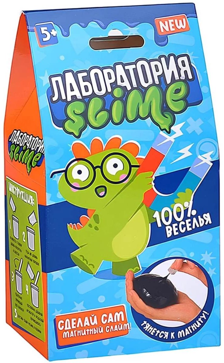 Игрушка для детей "Slime Лаборатория". Магнитный slime купить,NaN