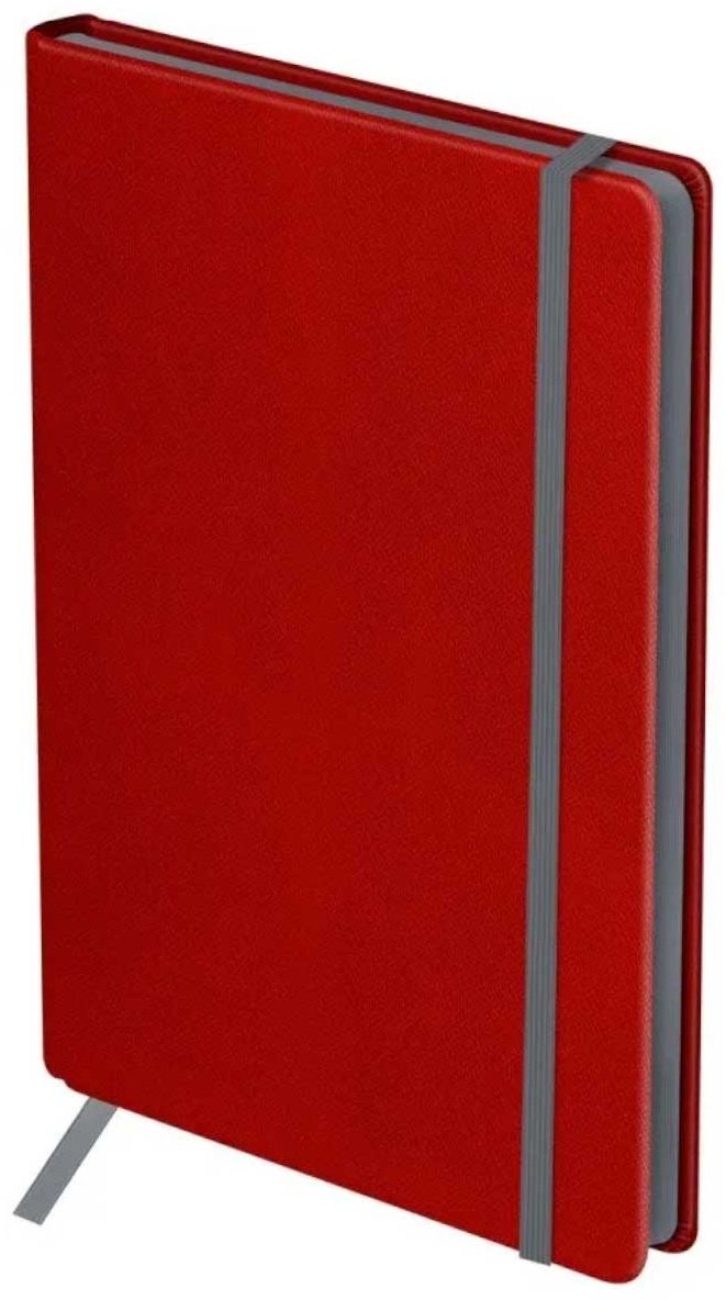 Ежедневник BG Contrast, A5, 136 л, красный купить,NaN
