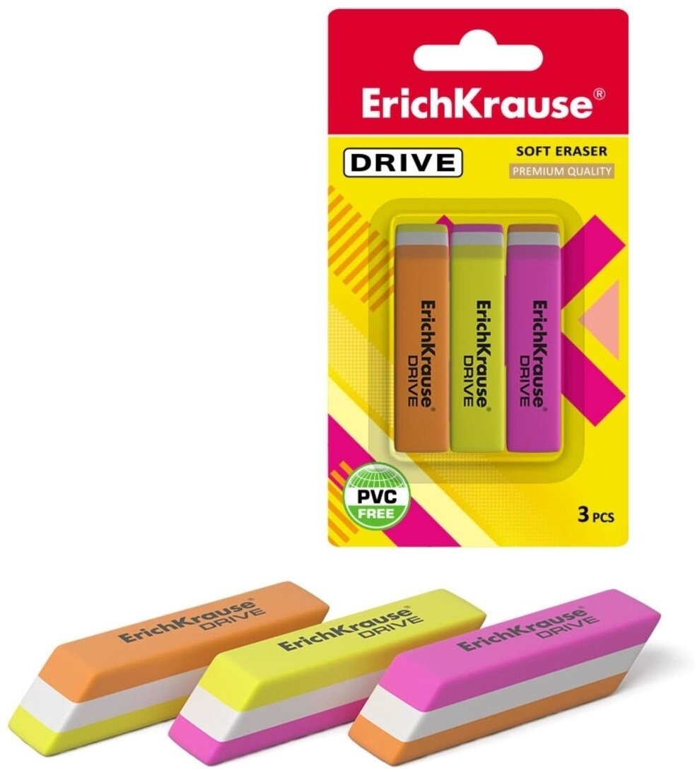 Erich Krause Drive 991509 3 шт купить,NaN