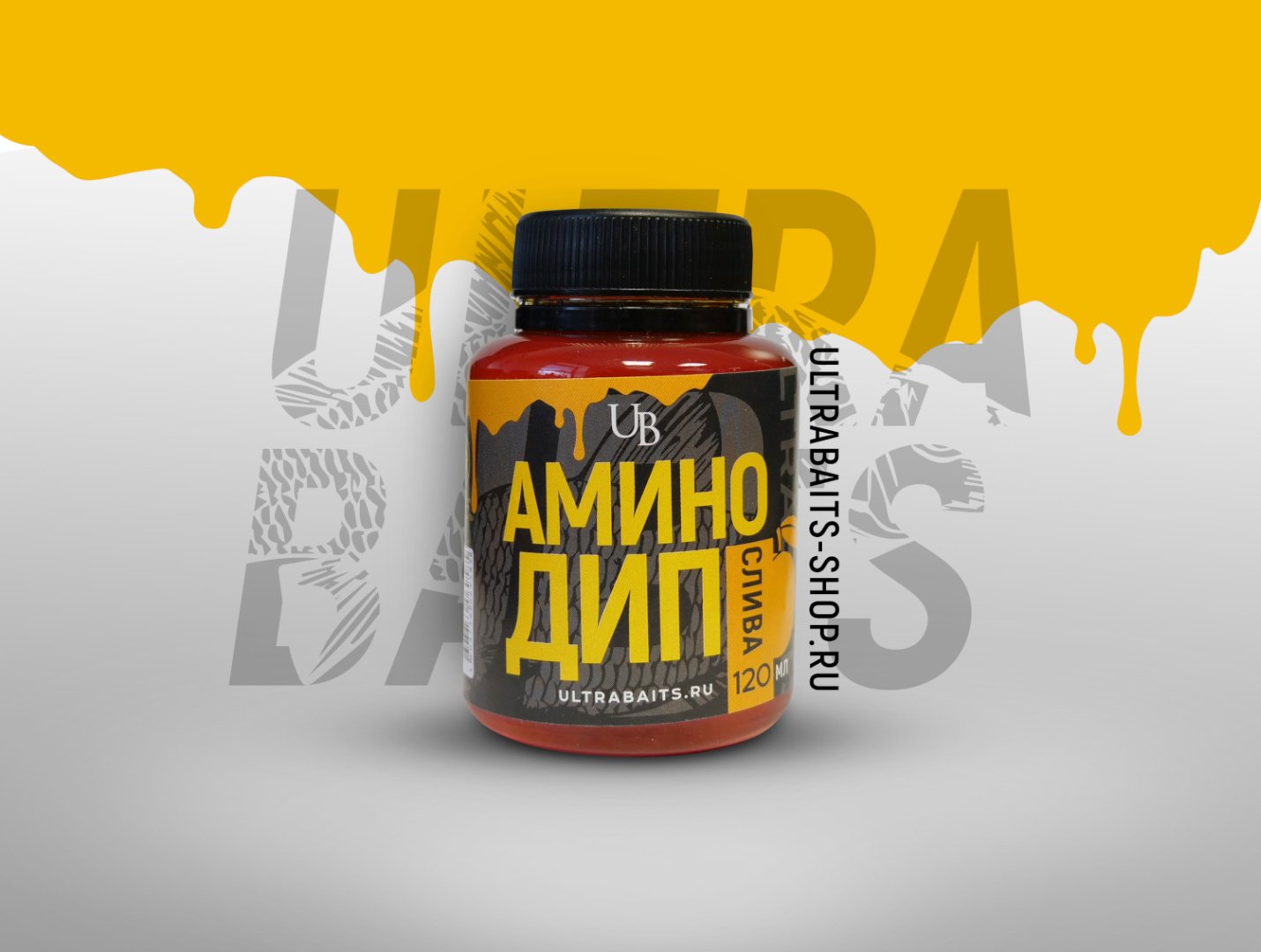 Прикормка ULTRABAITS Аминодип AD120PL Слива 0.12 кг купить,NaN
