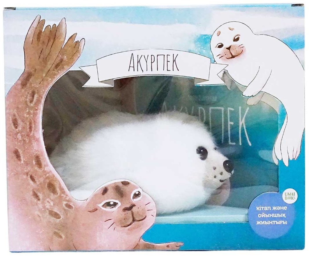 Книга Без автора: Ақүрпек. Набор (книга+игрушка) купить,NaN