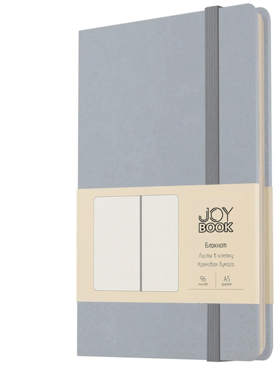 Блокнот Listoff Joy Book. Туманное утро, A5, 96 л, серый купить,NaN
