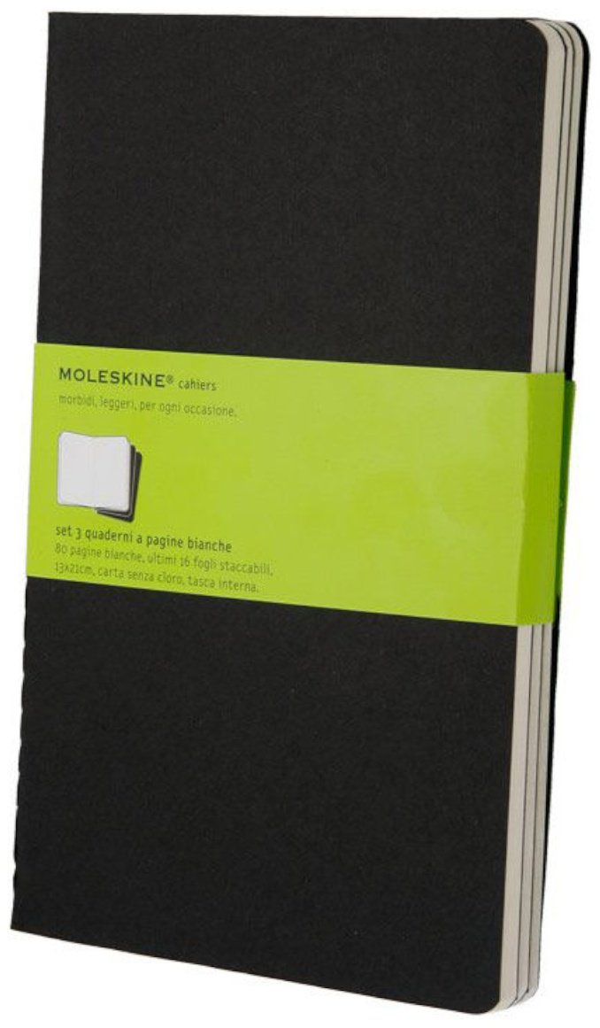 Блокнот Moleskine CAHIER JOURNAL, A5, 80 л, черный купить,NaN
