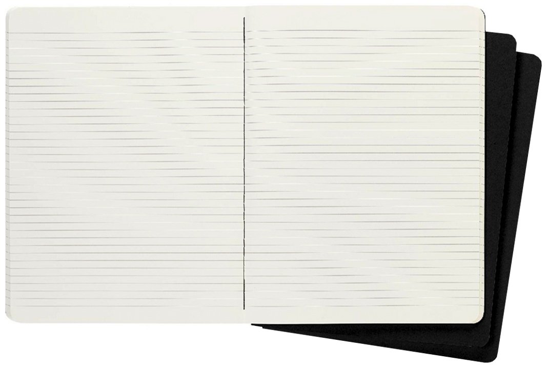 Блокнот Moleskine CAHIER JNLS XL RUL BLACK, B5, 60 л, черный купить,NaN