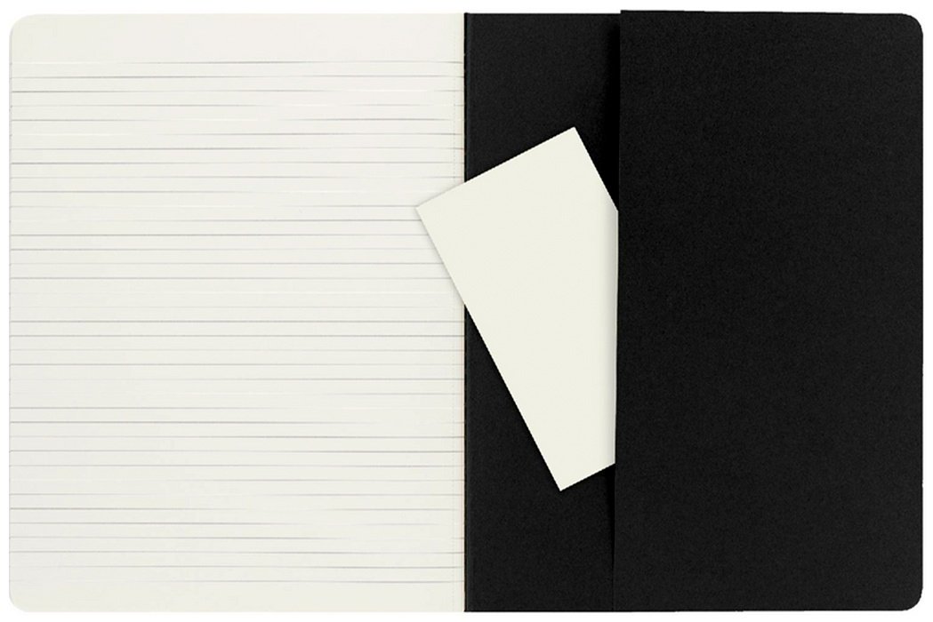 Блокнот Moleskine CAHIER JNLS XL RUL BLACK, B5, 60 л, черный купить,NaN