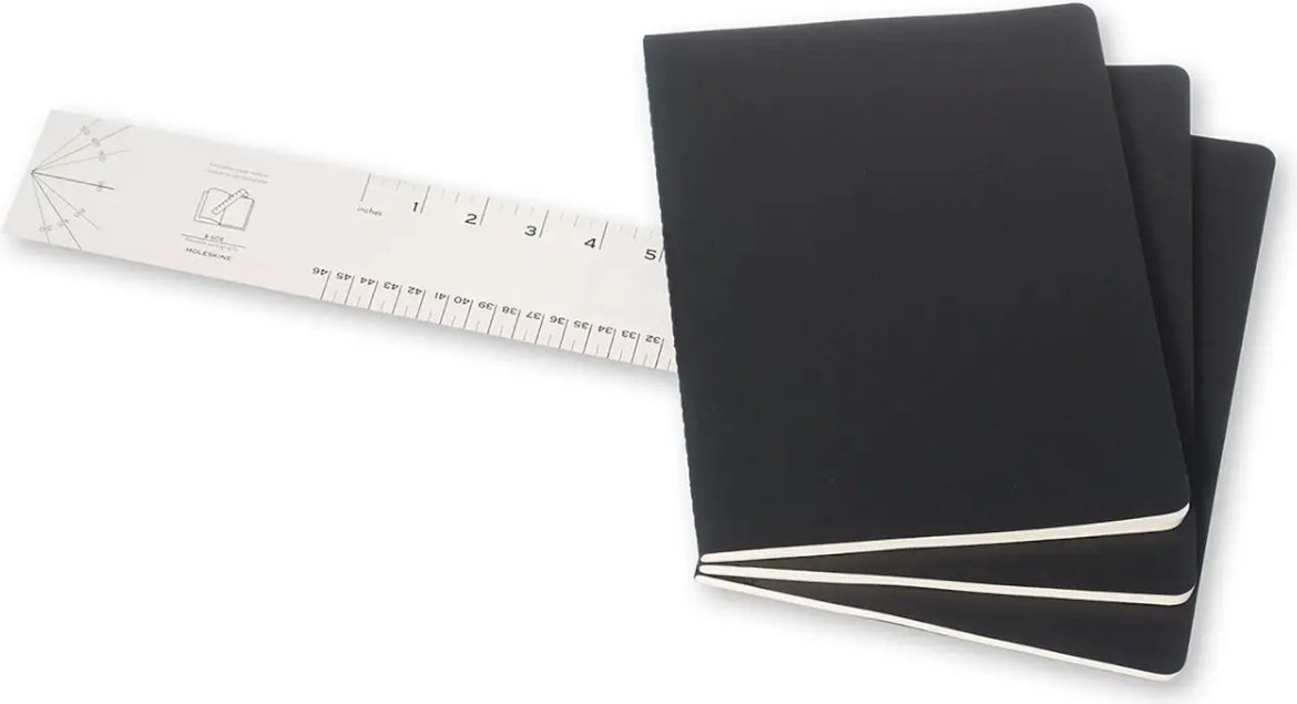 Блокнот Moleskine CAHIER JNLS XL PLA BLACK, A5, 80 л, черный купить,NaN