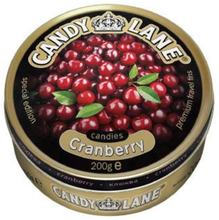 Конфеты леденцы Candy Lane Cranberry 200 г купить,NaN