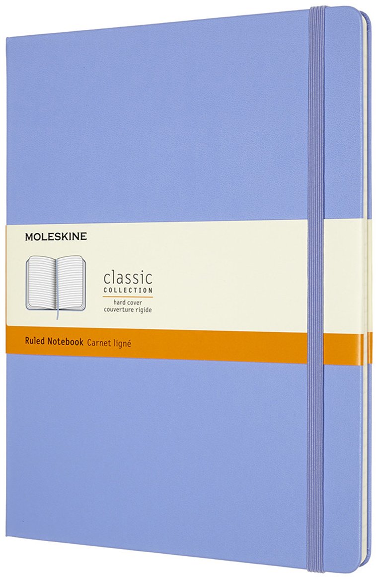 Блокнот Moleskine Однотонный, A5, 192 л, синий купить,NaN