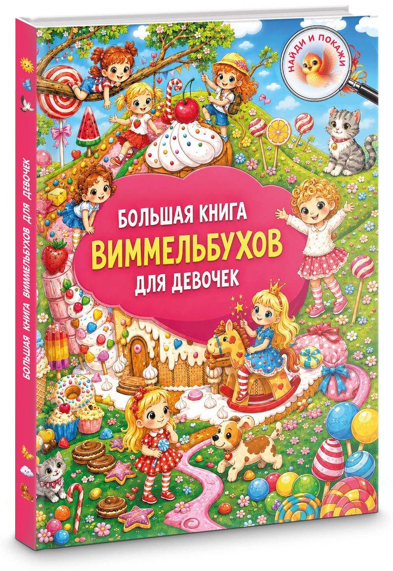 Книга Дмитриева В.Г: Большая книга виммельбухов для девочек купить,NaN