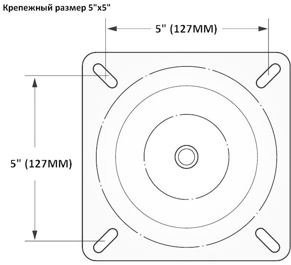 Основание Marine Rocket под сиденье, вращающееся 90073-MR 17x17 см купить,NaN