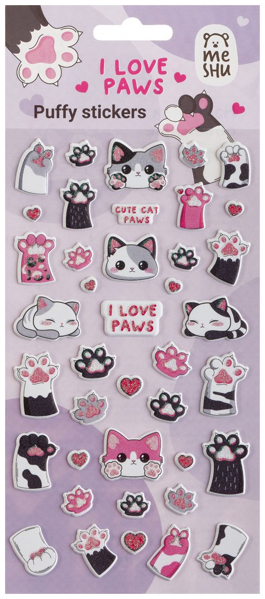 Лист MESHU Love Paws 40 купить,NaN