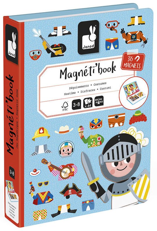 Магнитная игра Janod Магнетикбук Костюмы для мальчиков купить,NaN