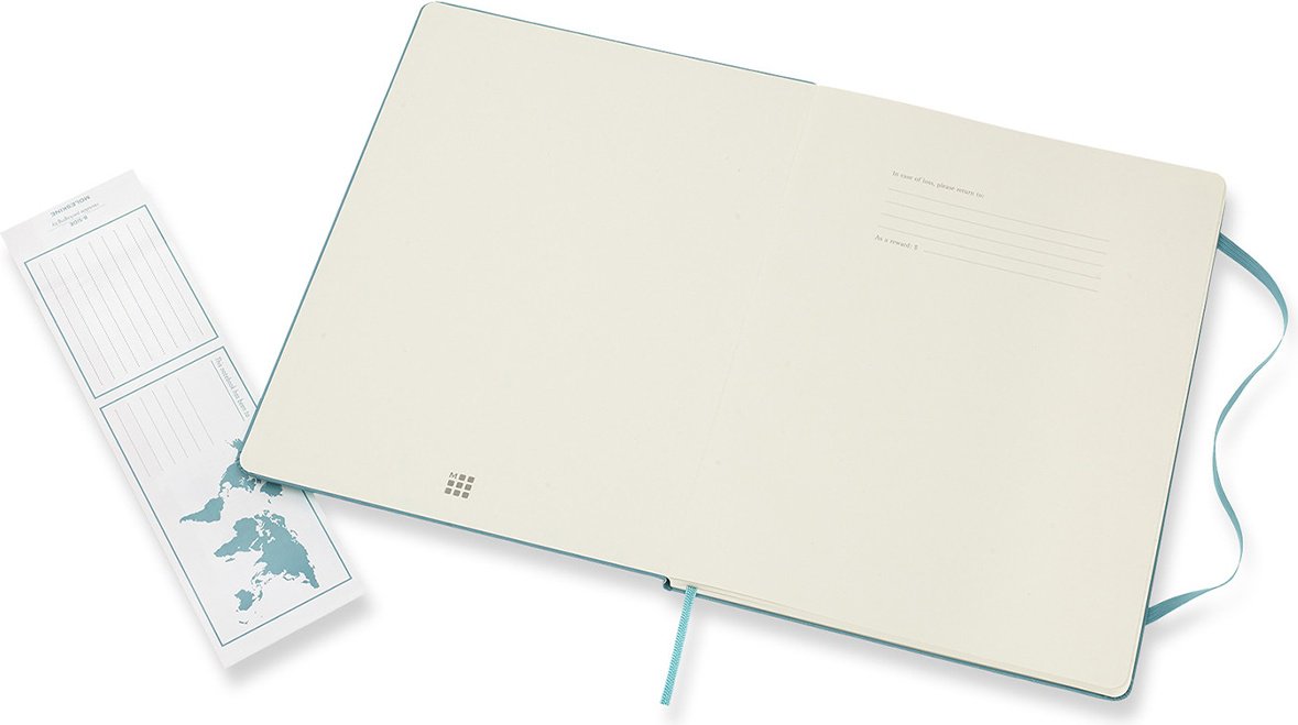 Блокнот Moleskine Однотонный, A5, 192 л, голубой купить,NaN