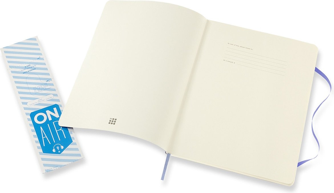 Блокнот Moleskine гортензия голубая, A5, 192 л, линейка купить,NaN