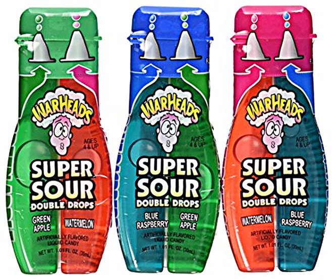 Конфеты драже Warheads Super Sour Double Drops 30 г купить,NaN