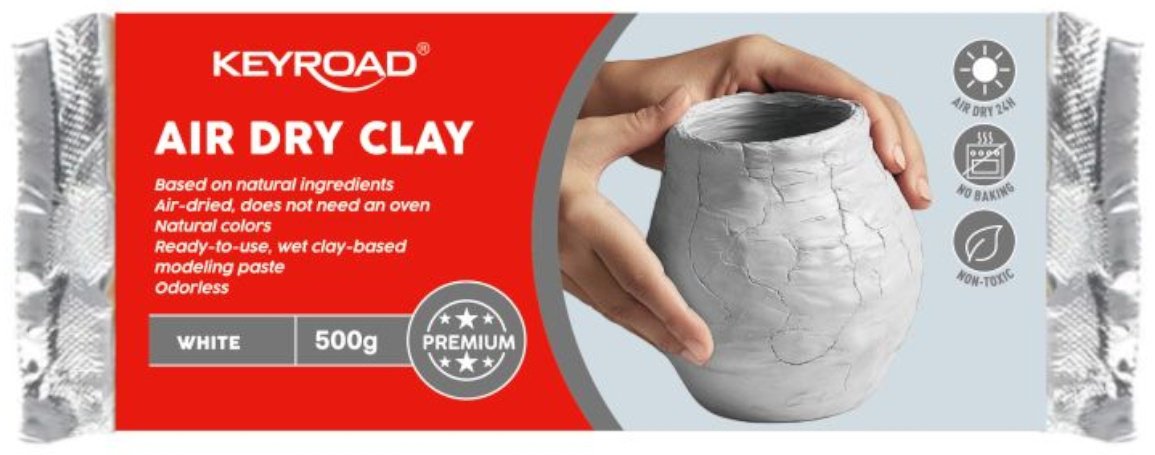 Масса для моделирования KEYROAD "Белый", 500 гр. купить,NaN