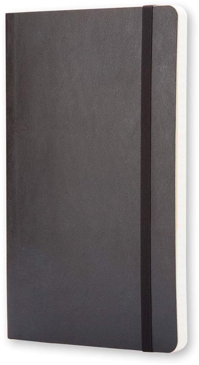 Записная книжка Moleskine однотонный, A6, 80 л, черный купить,NaN
