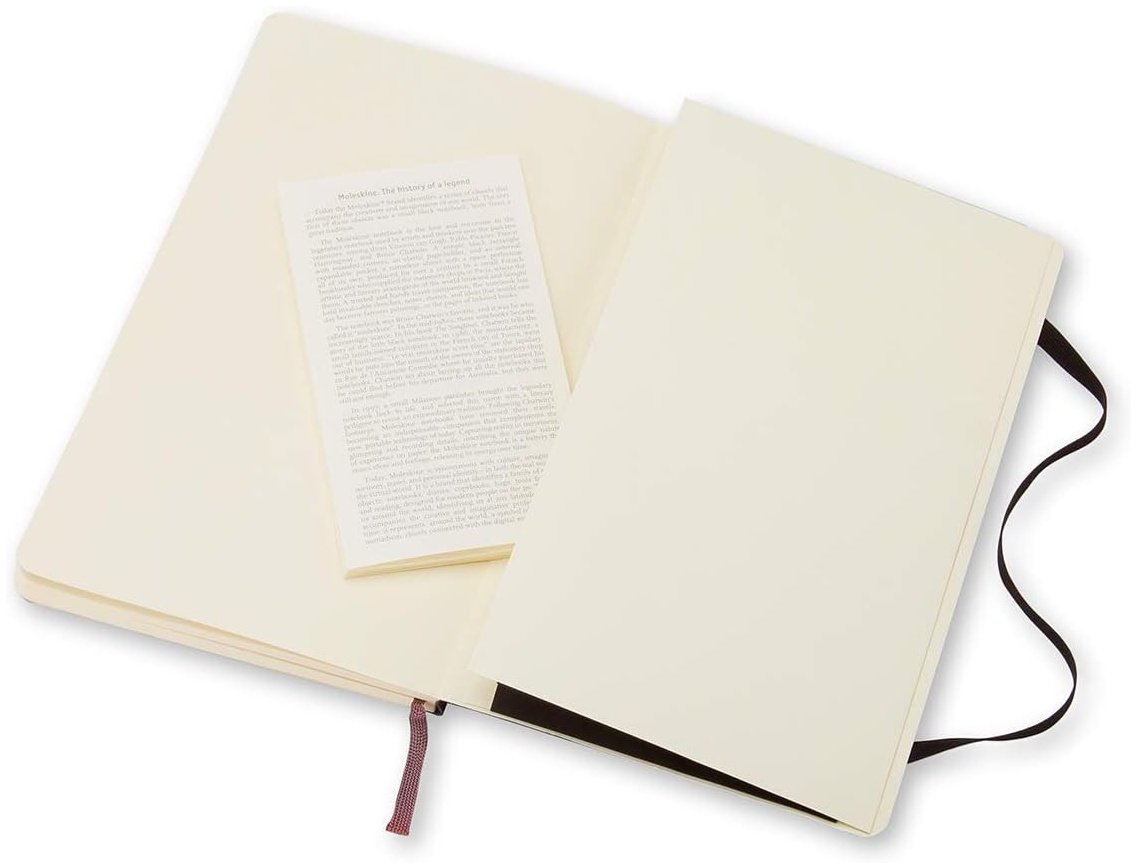 Записная книжка Moleskine однотонный, A6, 80 л, черный купить,NaN