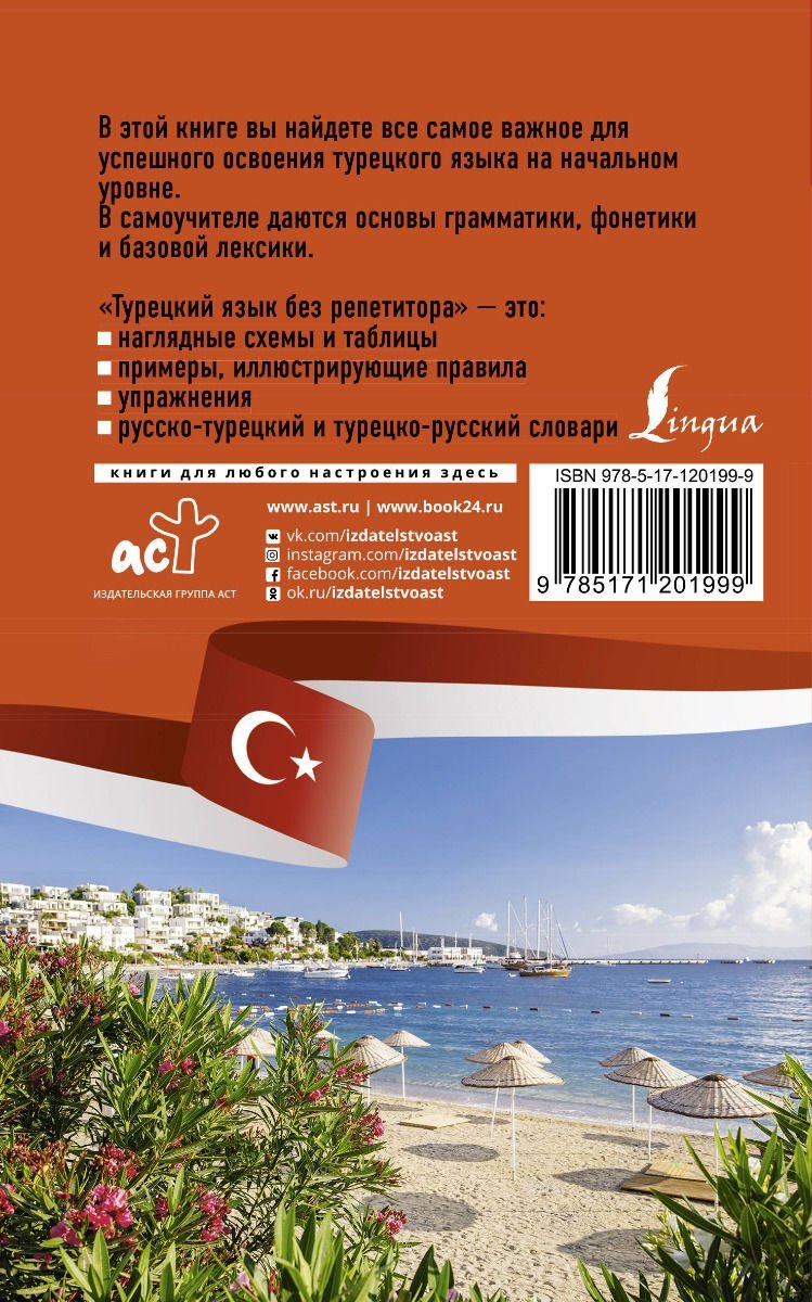 Каплан А.: Турецкий язык без репетитора. Самоучитель турецкого языка купить,NaN