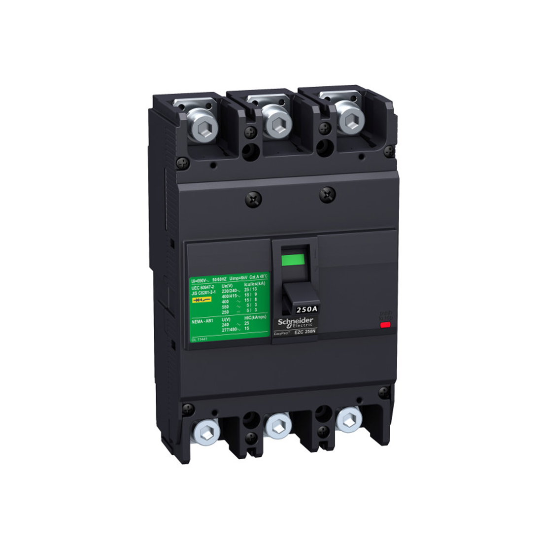 Автоматический выключатель Schneider Electric EZC250F3125 Easypact 3P 125A