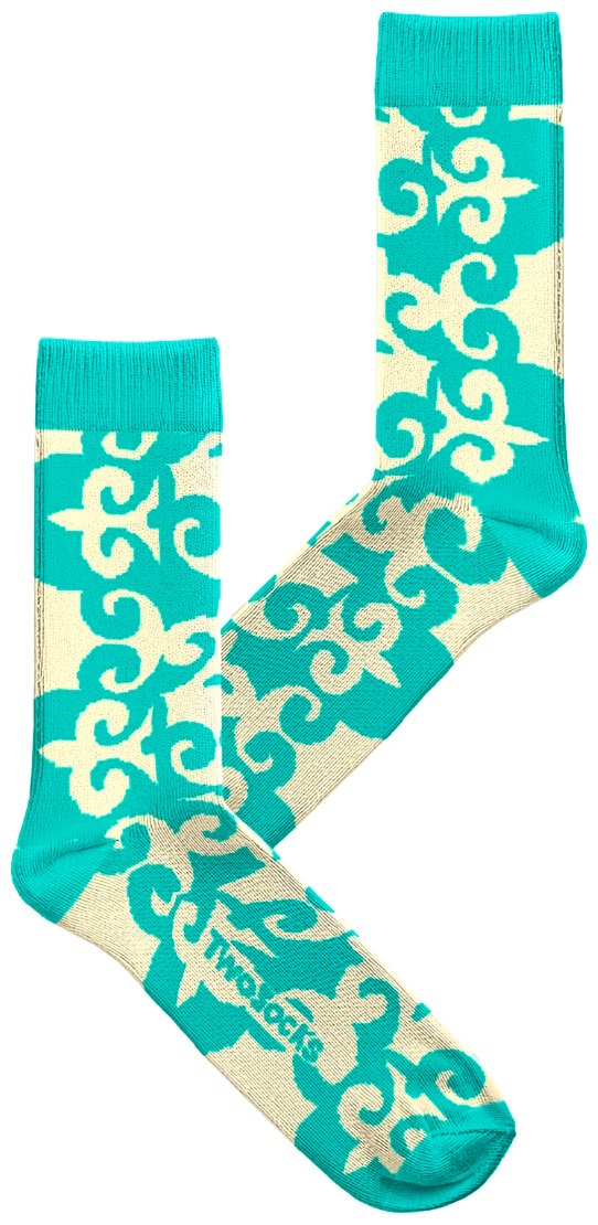 Носки TwoSocks 1 пара бирюзовый 38 - 42 купить,NaN