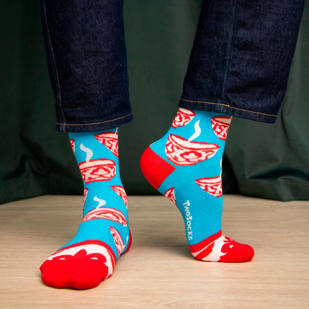 Носки TwoSocks 1 пара голубой 38 - 42 купить,NaN