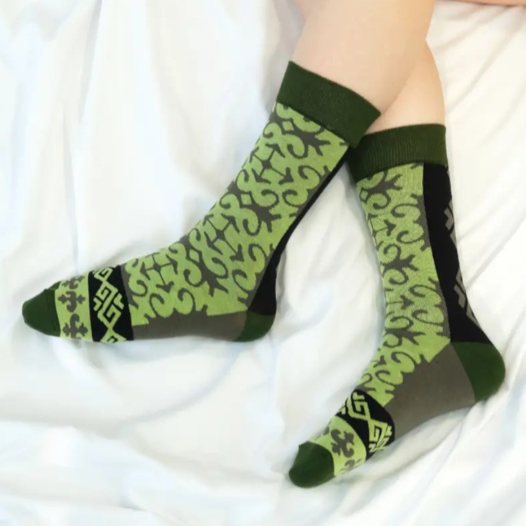 Носки TwoSocks 1 пара зеленый 38-42 купить,NaN