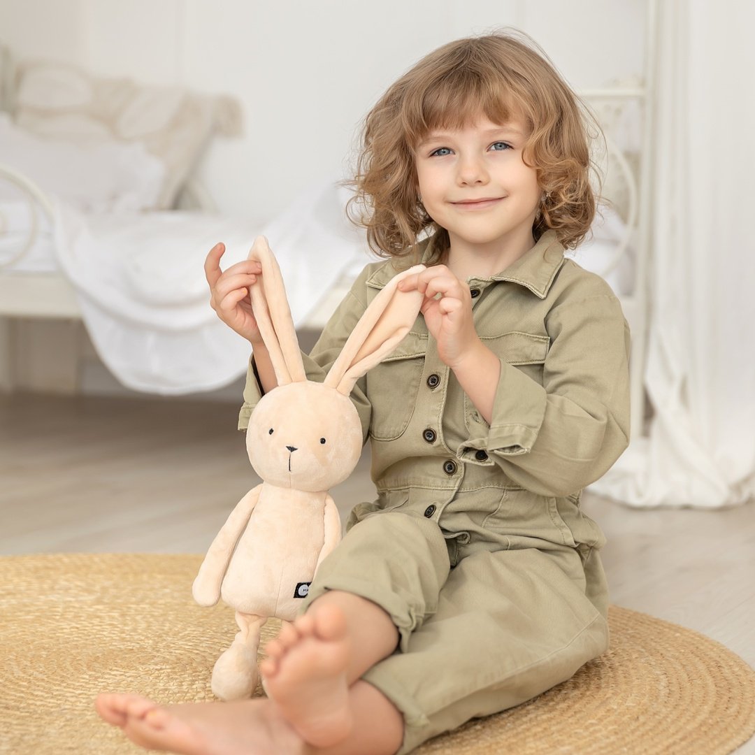 Мягкая игрушка Мякиши Зайка Джон, 21 см купить,NaN