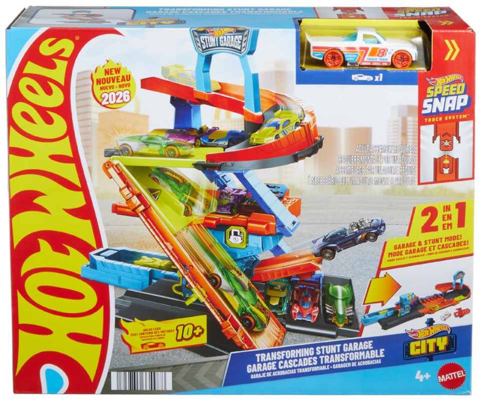 Детские треки и авторалли Hot Wheels Transforming Stunt Garage мультиколор купить,NaN