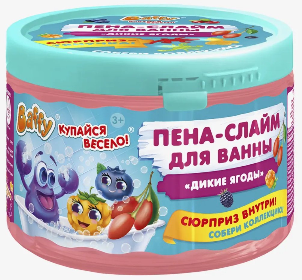 Пена-слайм Baffy D0299-W мыльный раствор мультиколор купить,NaN
