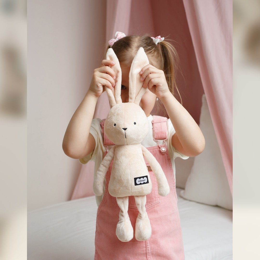 Мягкая игрушка Мякиши Зайка Джон, 21 см купить,NaN