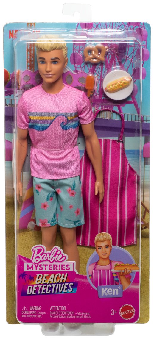 Кукла-модель Barbie Entertainment. Кен Пляжное расследование 29 см купить,NaN