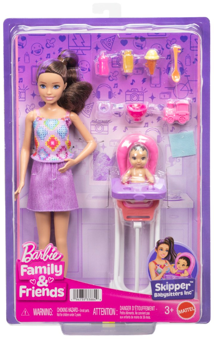 Кукла-модель Barbie Скиппер 29 см купить,NaN