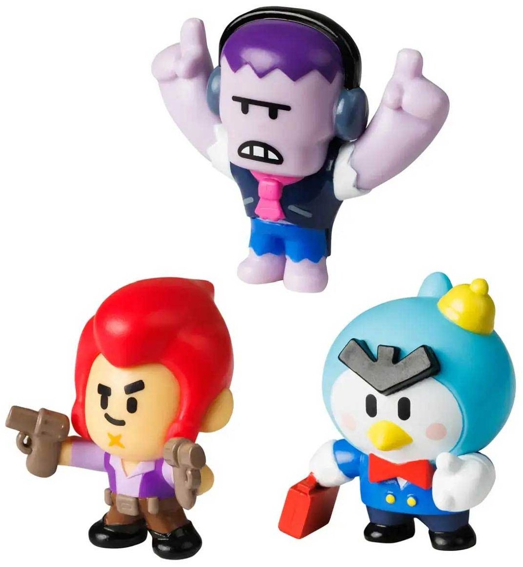 Brawl Stars Кольт, Мистер П. и Фрэнк 5 см 3 шт купить,NaN