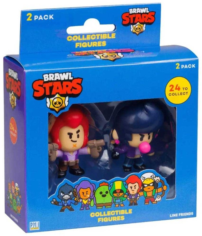 Brawl Stars Кольт и Биби 5 см 2 шт купить,NaN