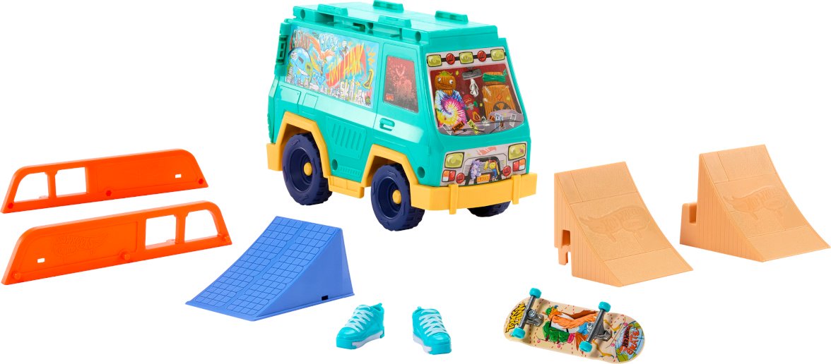 Набор Hot Wheels Skate. Вагончик для Фингербордов - ForteMarket Набор Hot Wheels Skate. Вагончик для Фингербордов купить,NaN