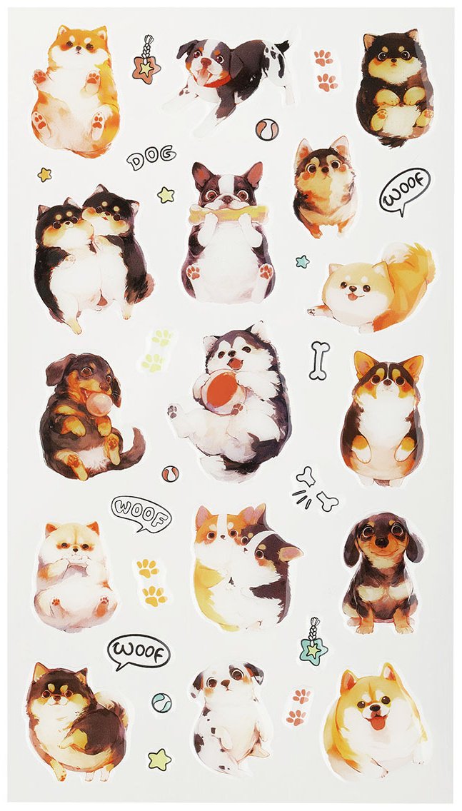 Лист MESHU Cute Dog 35 купить,NaN